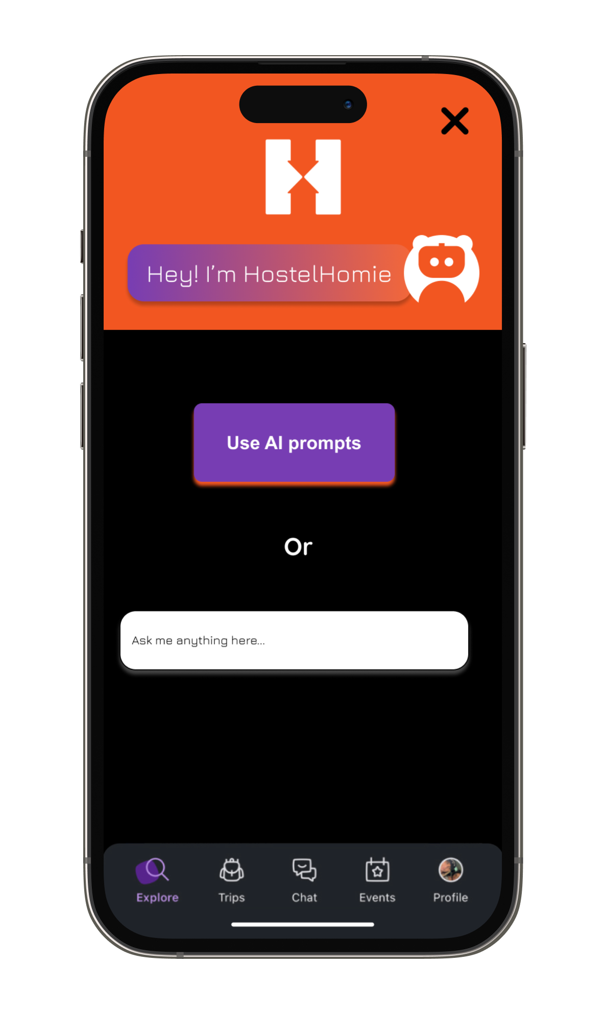 prmpt ai iPhone mockup prmpt ai iPhone mockup