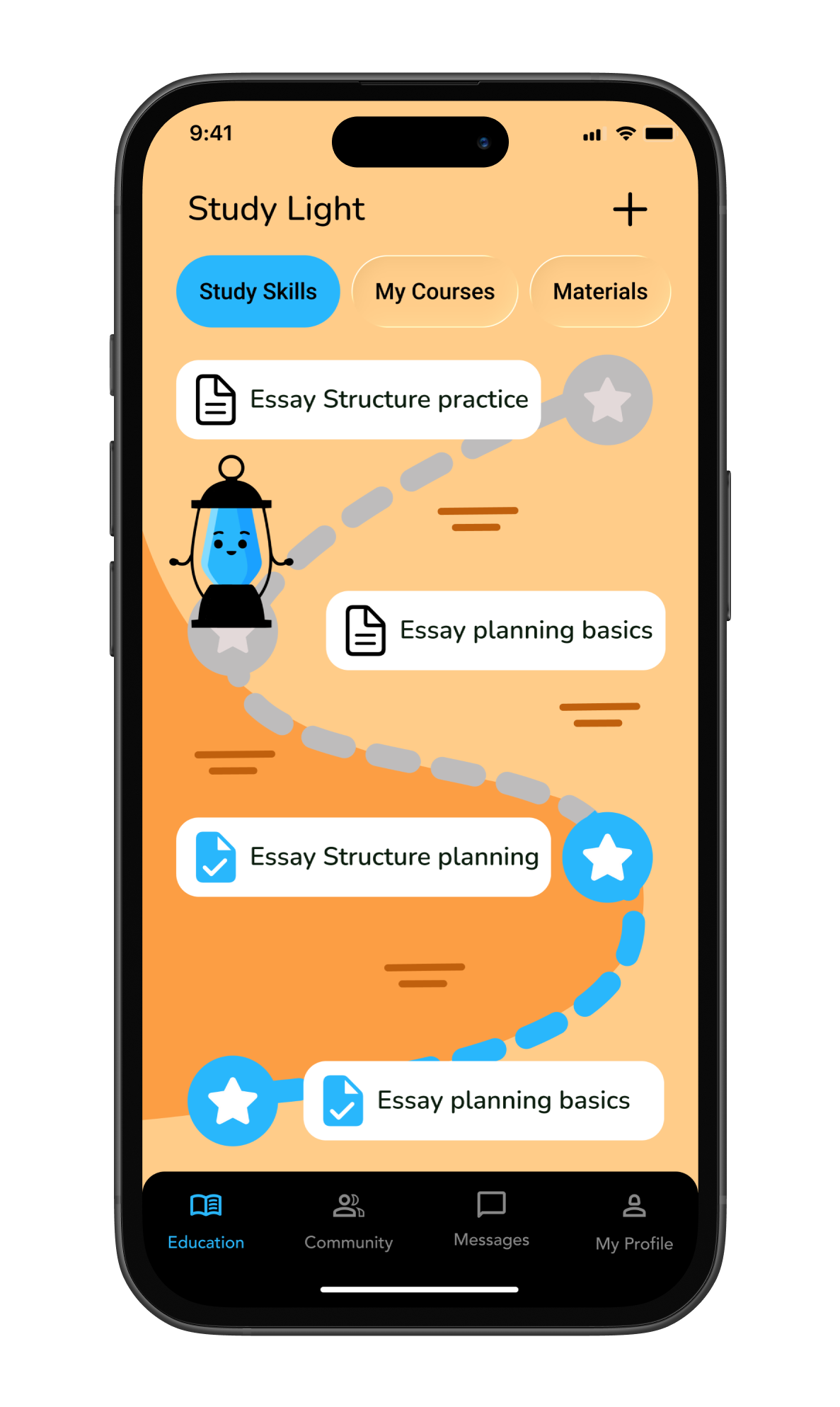 skills game iPhone mockup